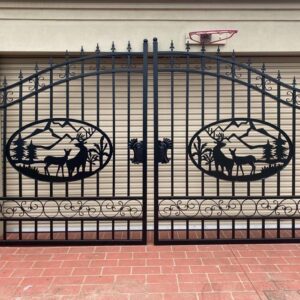 Wrought Iron Entrance Gates 18ft