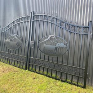 Wrought Iron Entrance Gates 16ft